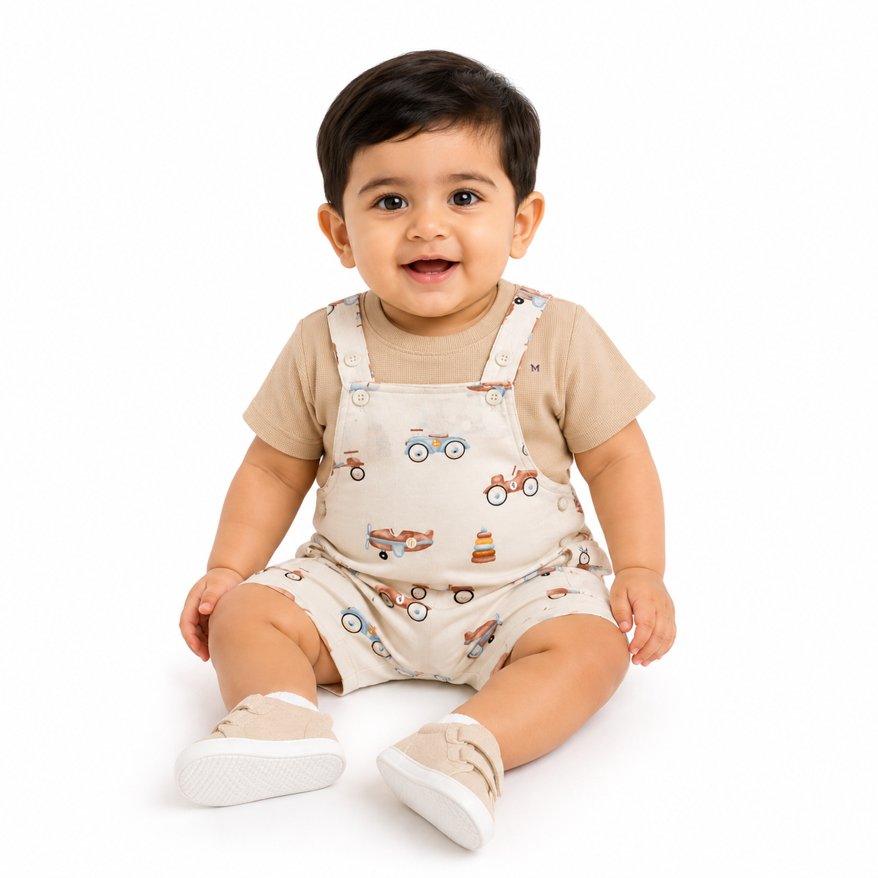 Tee and dungaree